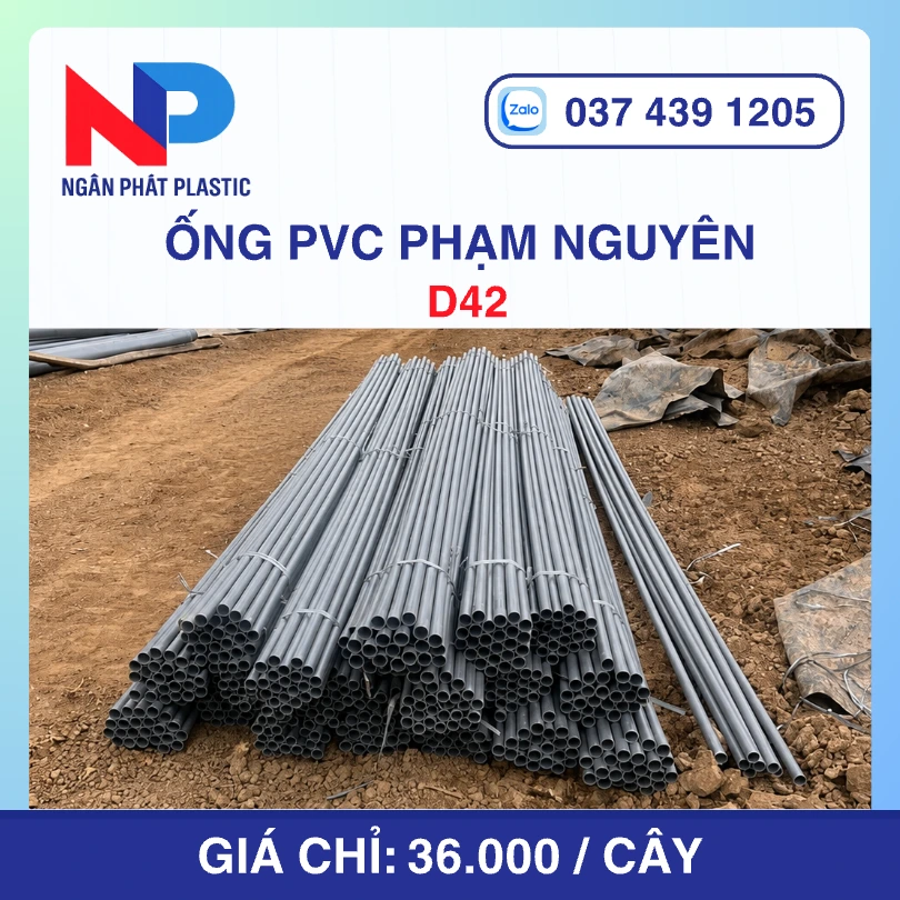 Ống Nhựa PVC D42 Phạm Nguyên